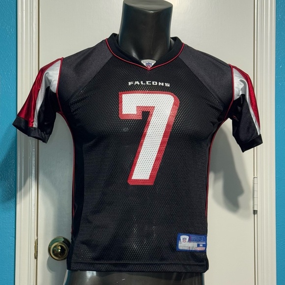 Reebok Other - Reebok NFL Black and Red Football Jersey Atlanta Falcons Vick Kids Medium 10-12